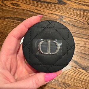 BNIB Christian Dior Cosmetic Beauty Makeup Compact Mirror ~ Black Quilted